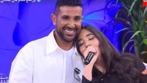 ابنة أحمد سعد تدعوله بعد تعرضه لحادث سير مروع