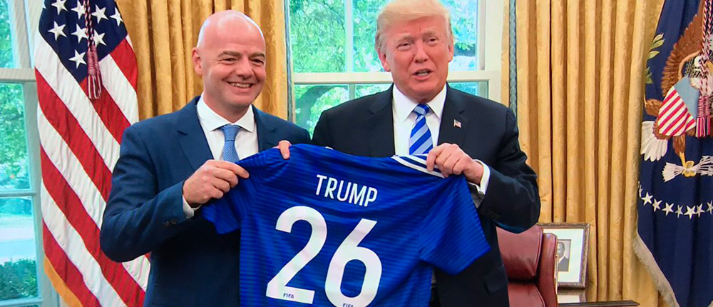 فيفا يطلق جائزة للسلام وترامب أبرز المرشحين