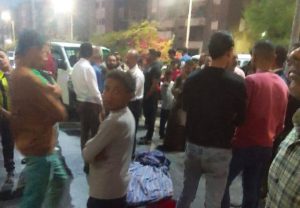 وفاة سيدة في حادث ميكروباص بطريق نزلة عبداللاه بأسيوط