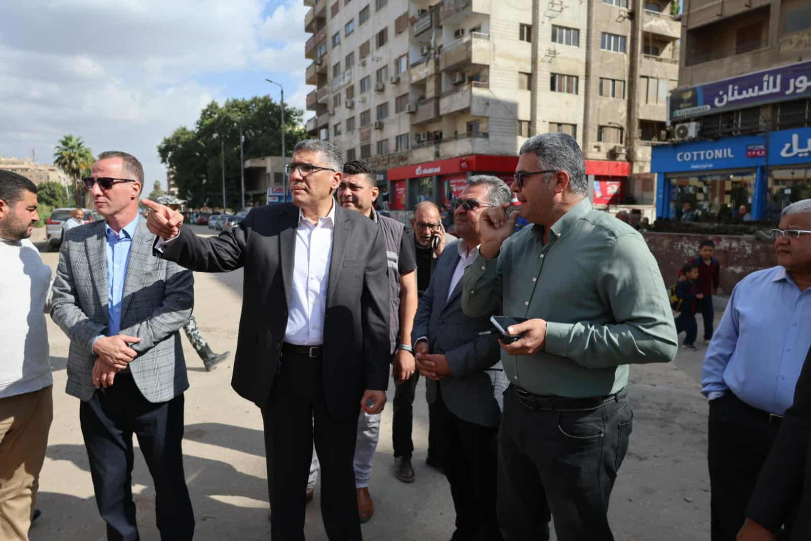 محافظ الجيزة يتفقد المسارات البديلة لأعمال مترو الهرم