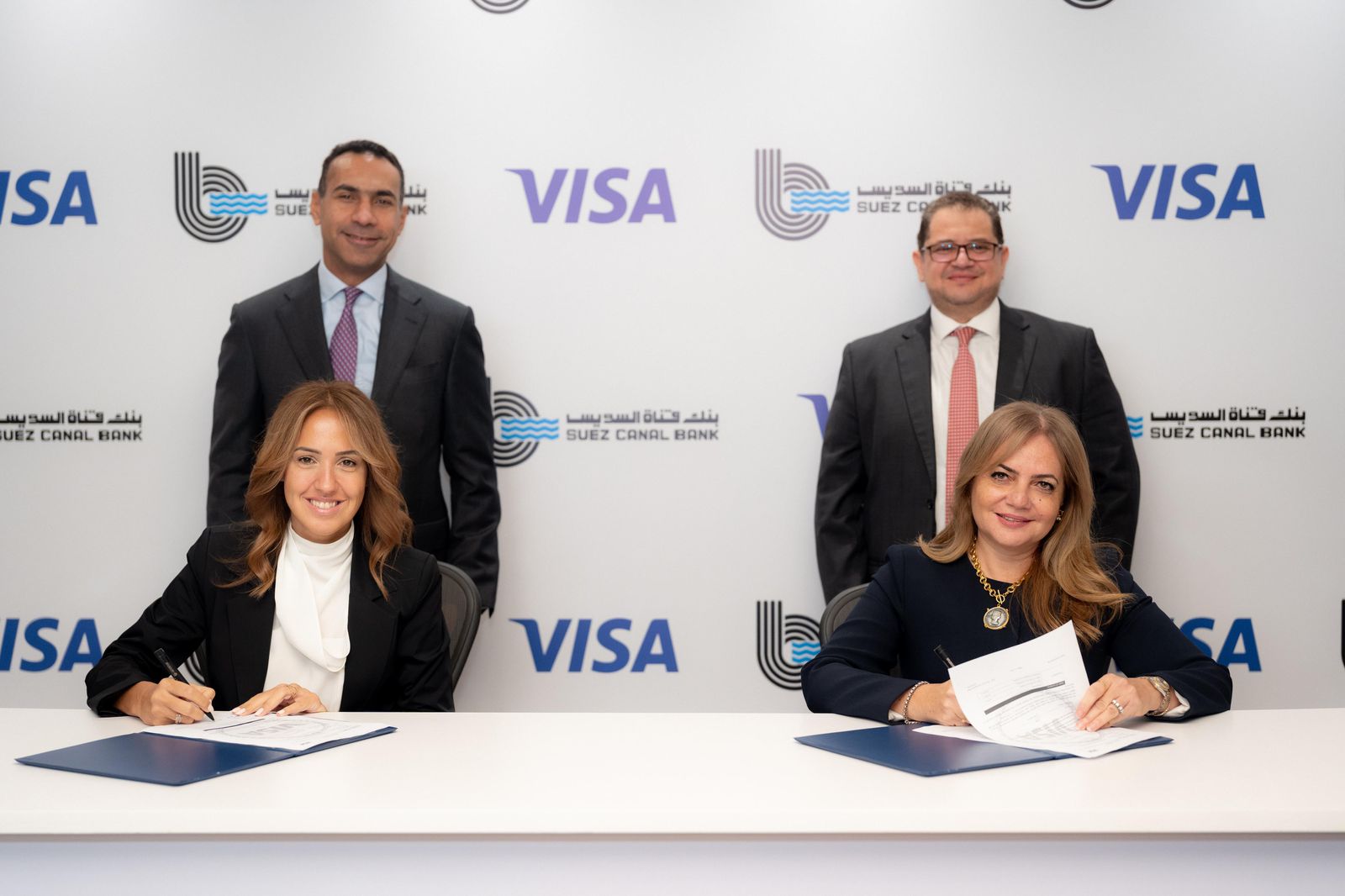 بنك قناة السويس يوقّع اتفاقية شراكة استراتيجية مع فيزا