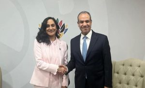 وزير الخارجية يلتقي نظيرته الكندية على هامش قمة مجموعة العشرين