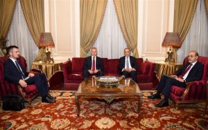 وزير الخارجية يستقبل سكرتير مجلس الأمن لروسيا الاتحادية