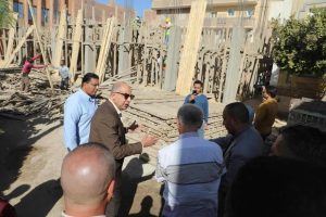 محافظ المنيا يتفقد أعمال تطوير المركز التكنولوجي بأبوقرقاص ضمن خطة التحول الرقمي