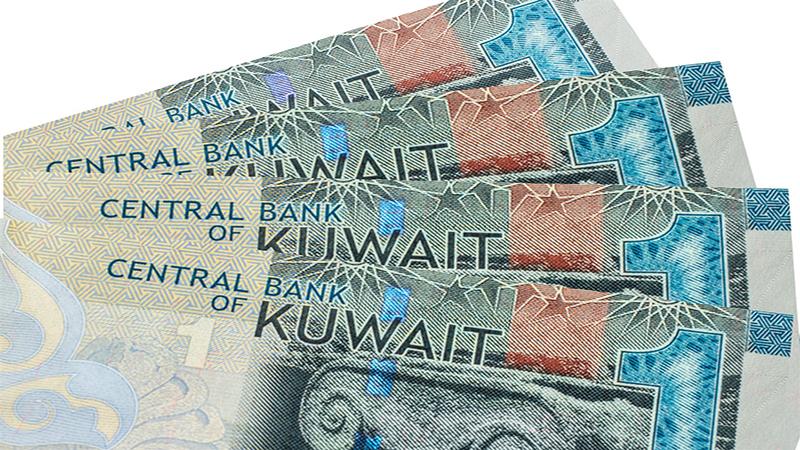 استقرار سعر الدينار الكويتي في البنوك اليوم السبت
