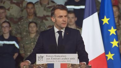 ماكرون يعلن من أبو ظبي عن حاملة طائرات جديدة لفرنسا