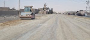 الجيزة: بدء أعمال رصف طريق المريوطية بدءًا من أسفل محور الضبعة