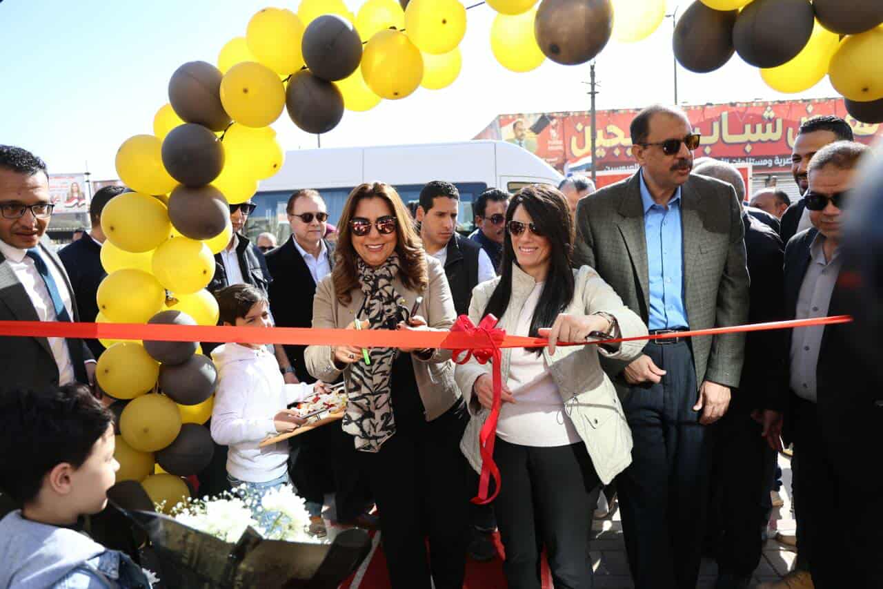 وزيرة التخطيط تفتح حديقة مدينة ناصر العامة