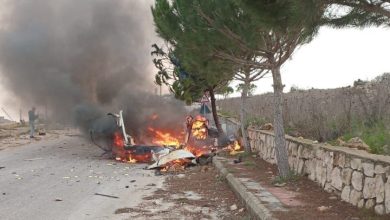 مقتل مدني وإصابة آخرين في غارات إسرائيلية على جنوب لبنان