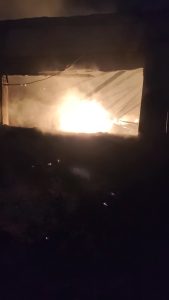 نفوق 7 آلاف دجاجة في حريق هائل إلتهم مزرعة دواجن بقرية العامرية مركز المحلة