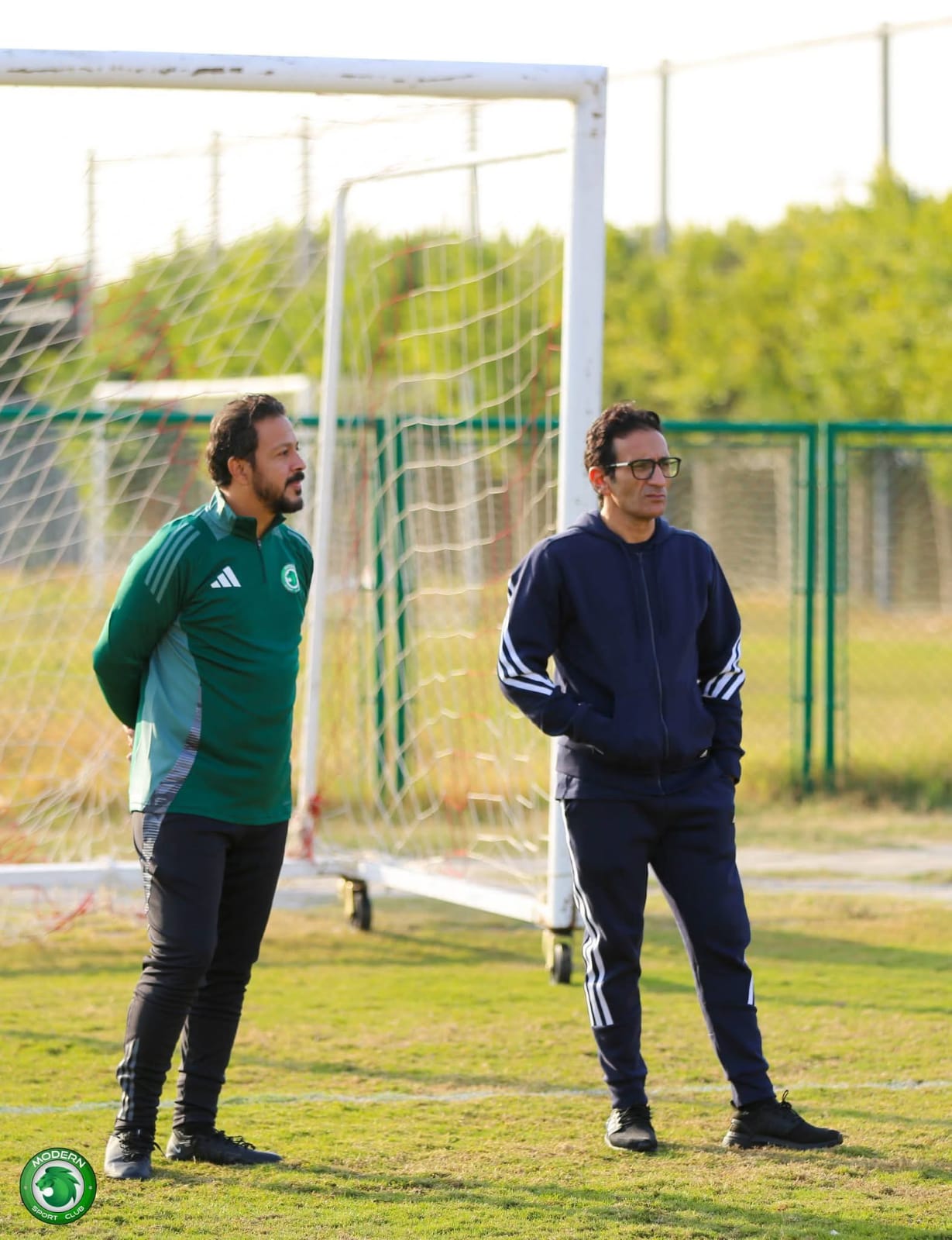 احمد سامي يقود تدريب مودرن سبورت