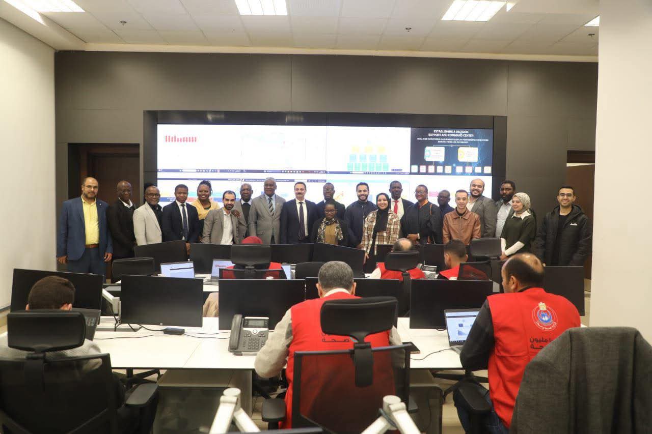 اطلاع وفد من ناميبيا على  التجربة المصرية في منظومة إدارة الأزمات والتحول الرقمي