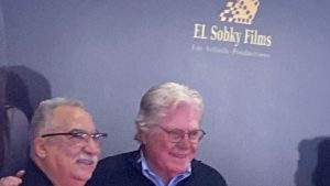 ​حسين فهمي يشارك إبراهيم عيسى افتتاح “الملحد”