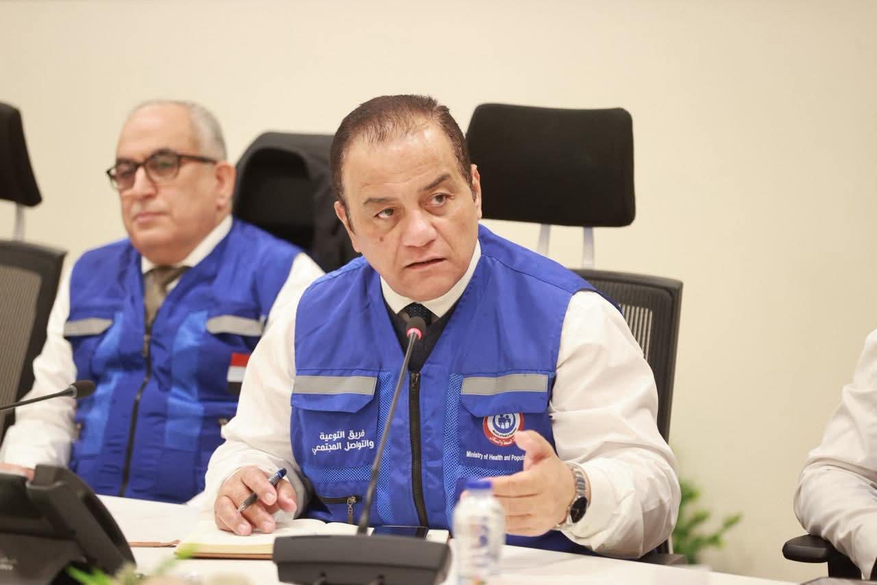وزير الصحة يترأس غرفة الطوارئ لتأمين احتفالات الميلاد