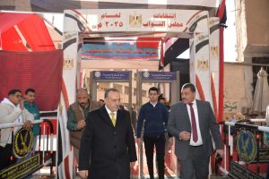 محافظ أسيوط يتفقد لجان القوصية في اليوم الثاني لإعادة انتخابات النواب 2025