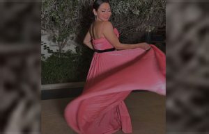 بفستان روز.. ظهور لافت للقاء الخميسي