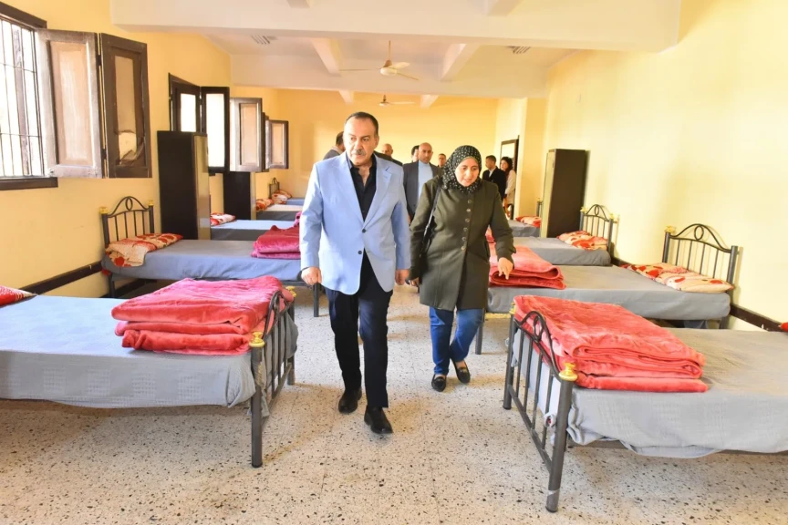 محافظ أسيوط يتفقد أعمال تطوير مدرسة التربية الفكرية المشتركة