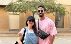 بإطلالة كاجوال.. مى عز الدين تخطف الانظار برفقة زوجها فى أحدث ظهور