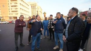 محافظ أسيوط يتفقد أعمال رصف وتوسعة وإعادة تخطيط ميدان الحرب والسلام بحي شرق