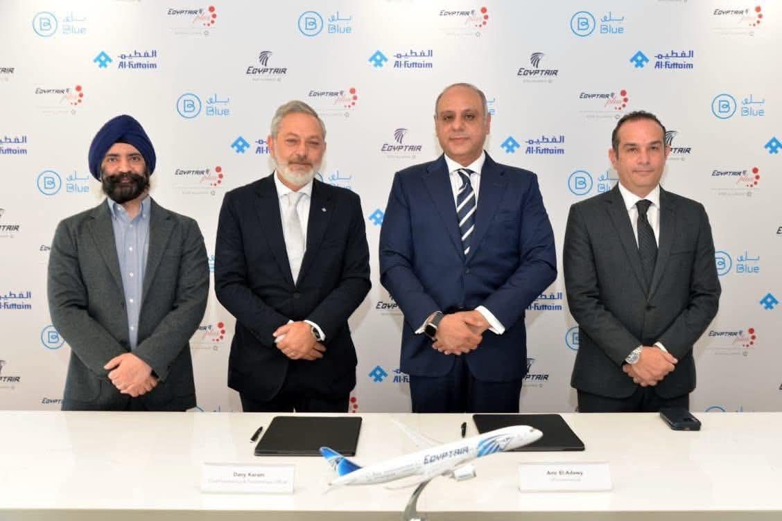مصر للطيران وشركة Blue by Al-Futtaim يعلنان عن إبرام تعاون استراتيجي لتعزيز تجربة السفر