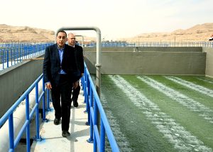 مدبولي يزور محطة معالجة الصرف الصحي الثلاثية بالمنيا