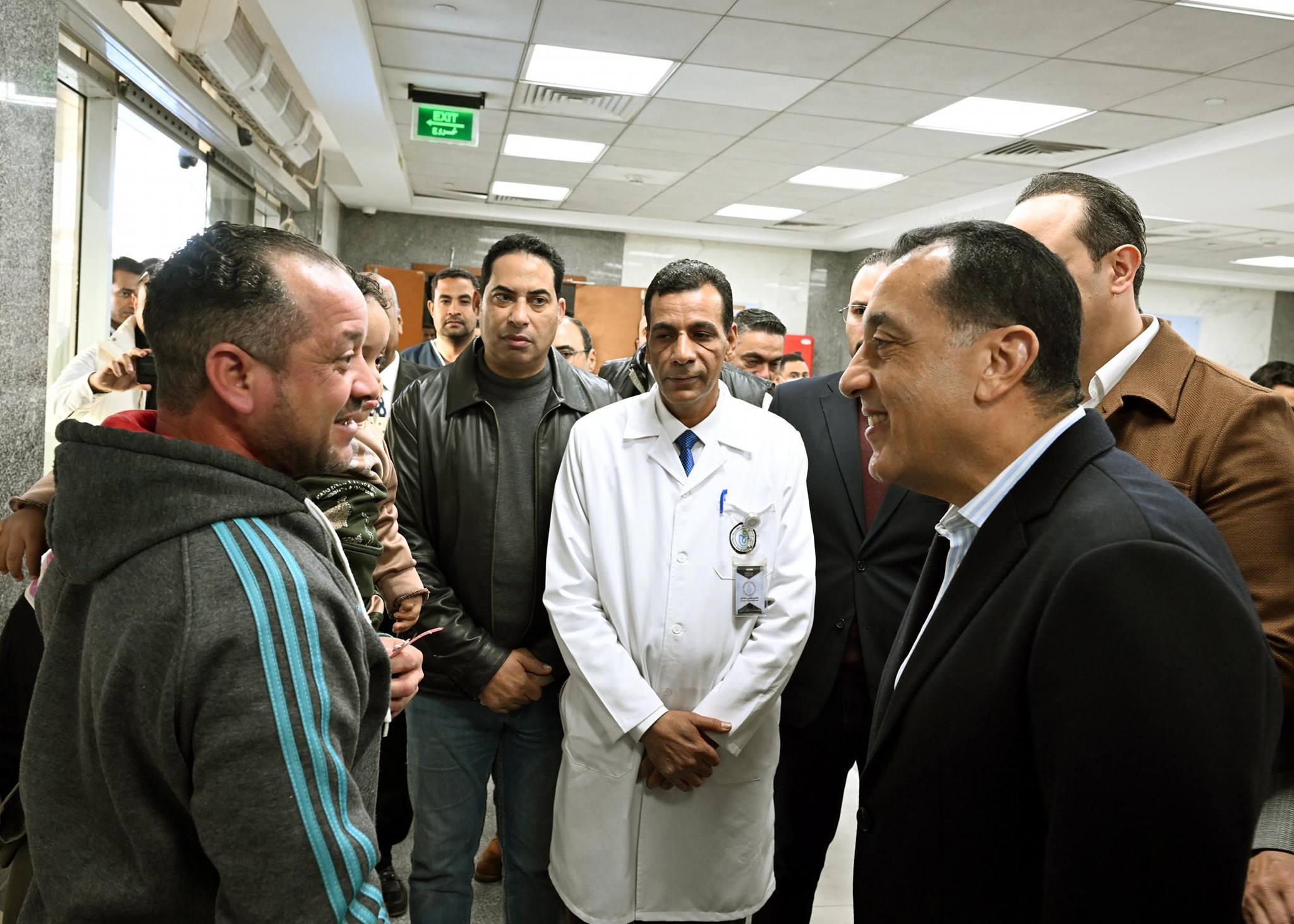 رئيس الوزراء يصل إلى مجمع الأقصر الطبي الدولي