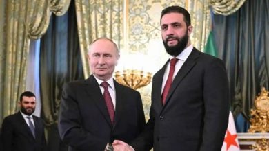 بوتين يؤكد للشرع دعم روسيا لوحدة سوريا