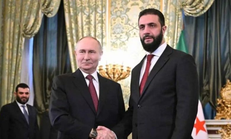 بوتين يؤكد للشرع دعم روسيا لوحدة سوريا