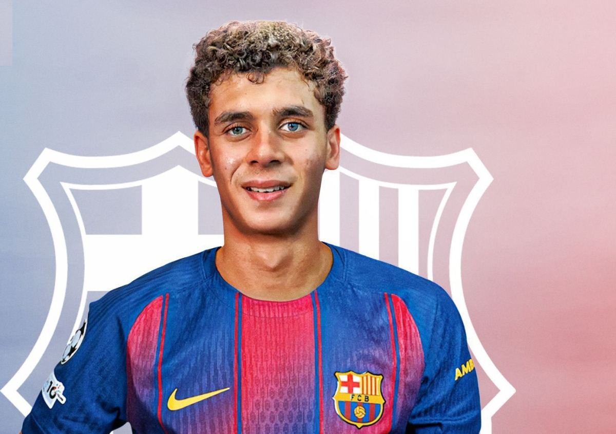 حمزة عبد الكريم أول مصري يلعب في برشلونة