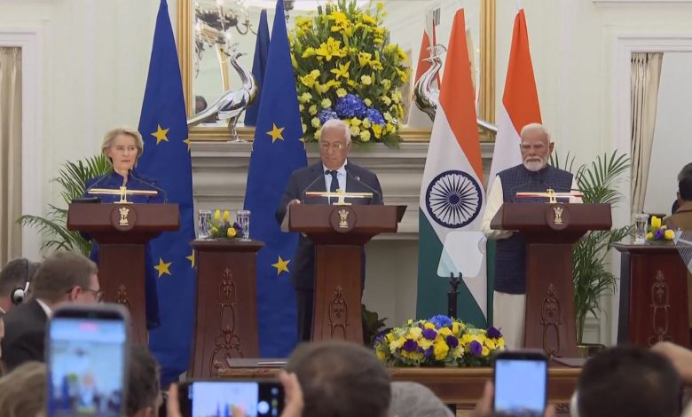 اتفاق أوروبي هندي غير مسبوق يربط الأمن والدفاع بالتجارة الحرة