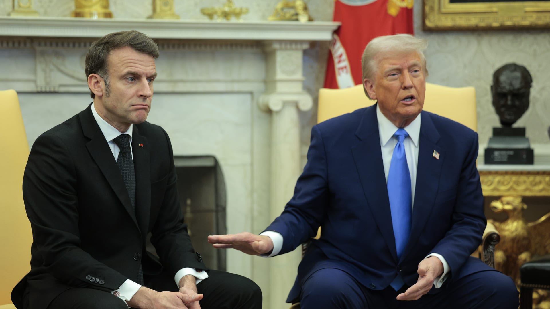 ماكرون يحذر من تهديد سيادة أوروبا بعد ضغوط ترامب للسيطرة على جرينلاند