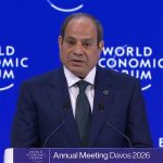 السيسي من دافوس: السلام العادل في فلسطين شرط استقرار الشرق الأوسط