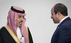 الرئيس السيسي ووزير الخارجية السعودي يبحثان أزمات المنطقة
