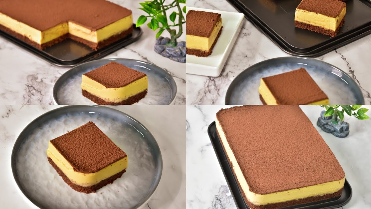 طريقة عمل حلو الشامواه بالبسكوت والكاكاو في 5 دقايق