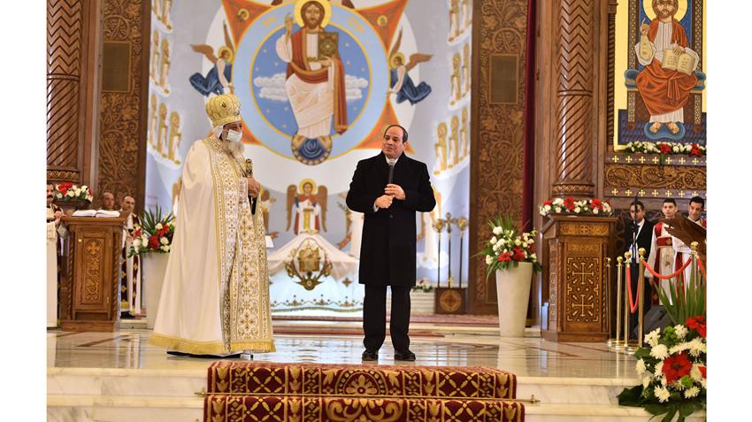مجلة الأهرام: حضور الرئيس للقداس منذ 2015.. تجسيد حي لوحدة المصريين