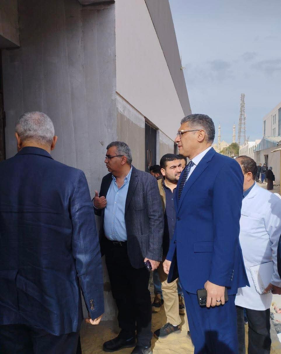 محافظ الجيزة ومساعد وزير الصحة يتفقدان أعمال رفع كفاءة مستشفى 6 أكتوبر
