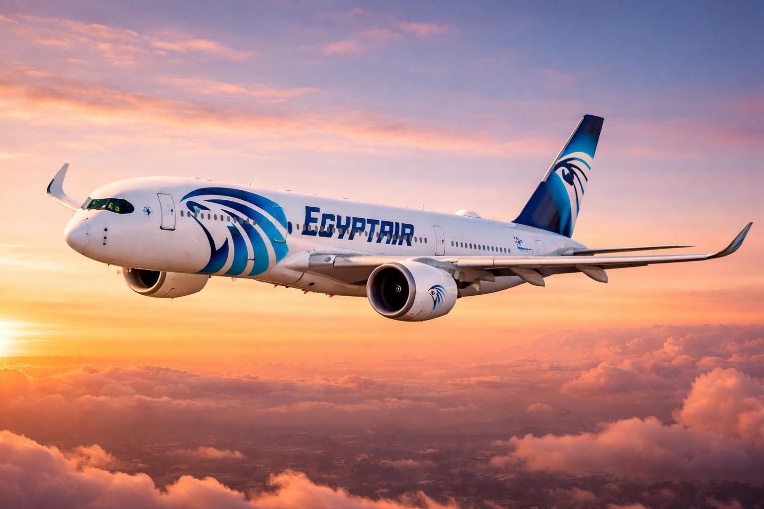 مصر للطيران تستعد لإستلام أولى طائراتها من ايرباص طراز A350-900