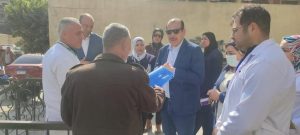 نائب وزير الصحة يتفقد مستشفيات حلوان العام والمنيرة والحوض المرصود)