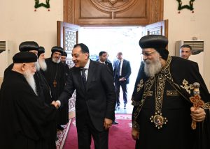 رئيس الوزراء يهنئ قداسة البابا تواضروس الثاني بمناسبة عيد الميلاد المجيد