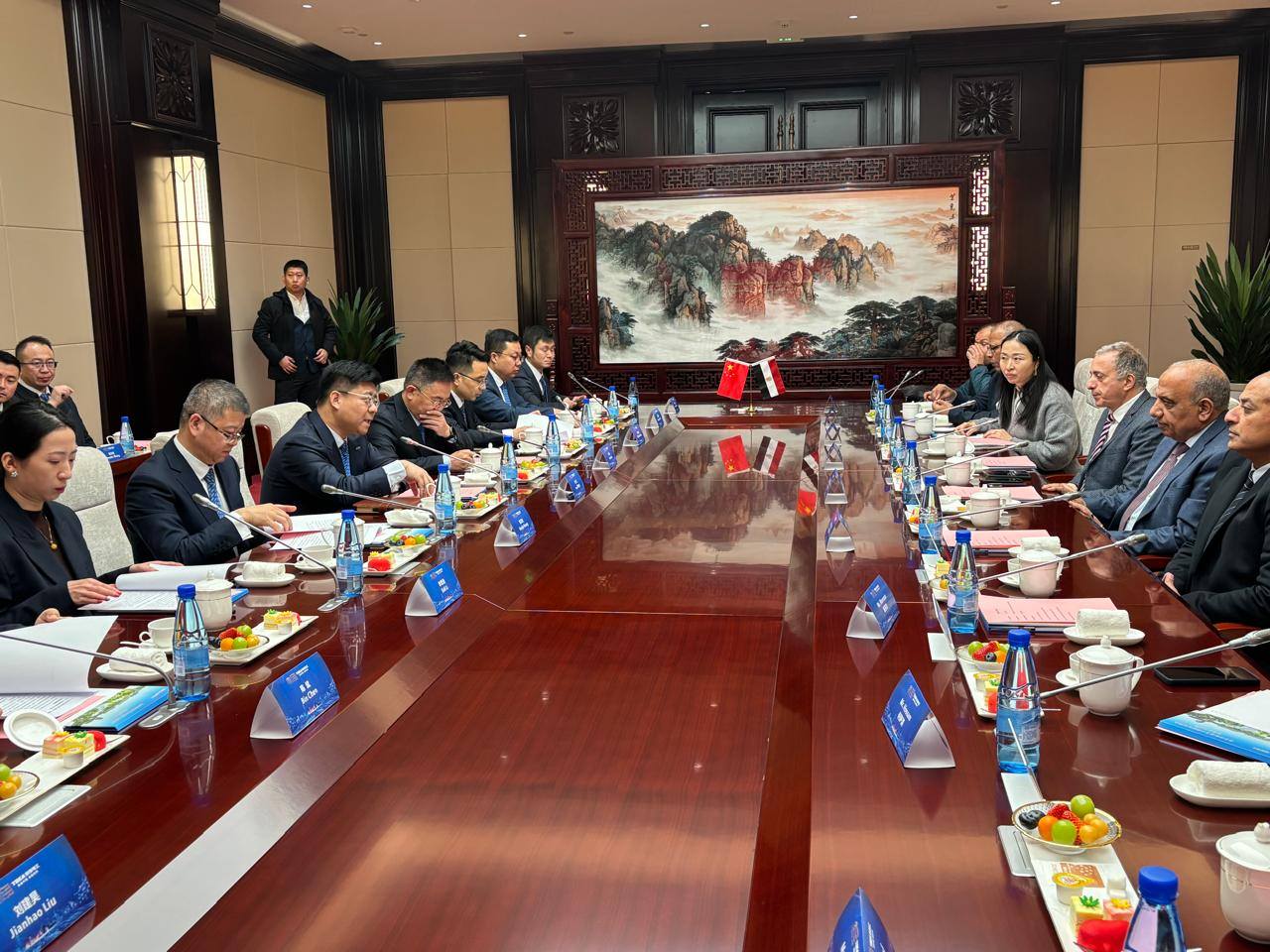 فى ختام زيارته للصين.. وزير الكهرباء يشهد مراسم توقيع مذكرة تفاهم بين شركة كيميت المصرية وشركة تبيا “TBEA” الصينية