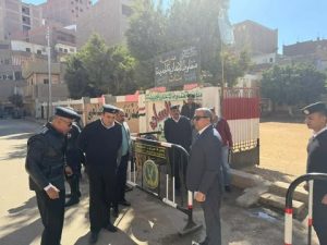 مدير أمن أسيوط يتفقد تأمين اللجان الفرعية بالدوائر الثلاث الملغاة في انتخابات النواب