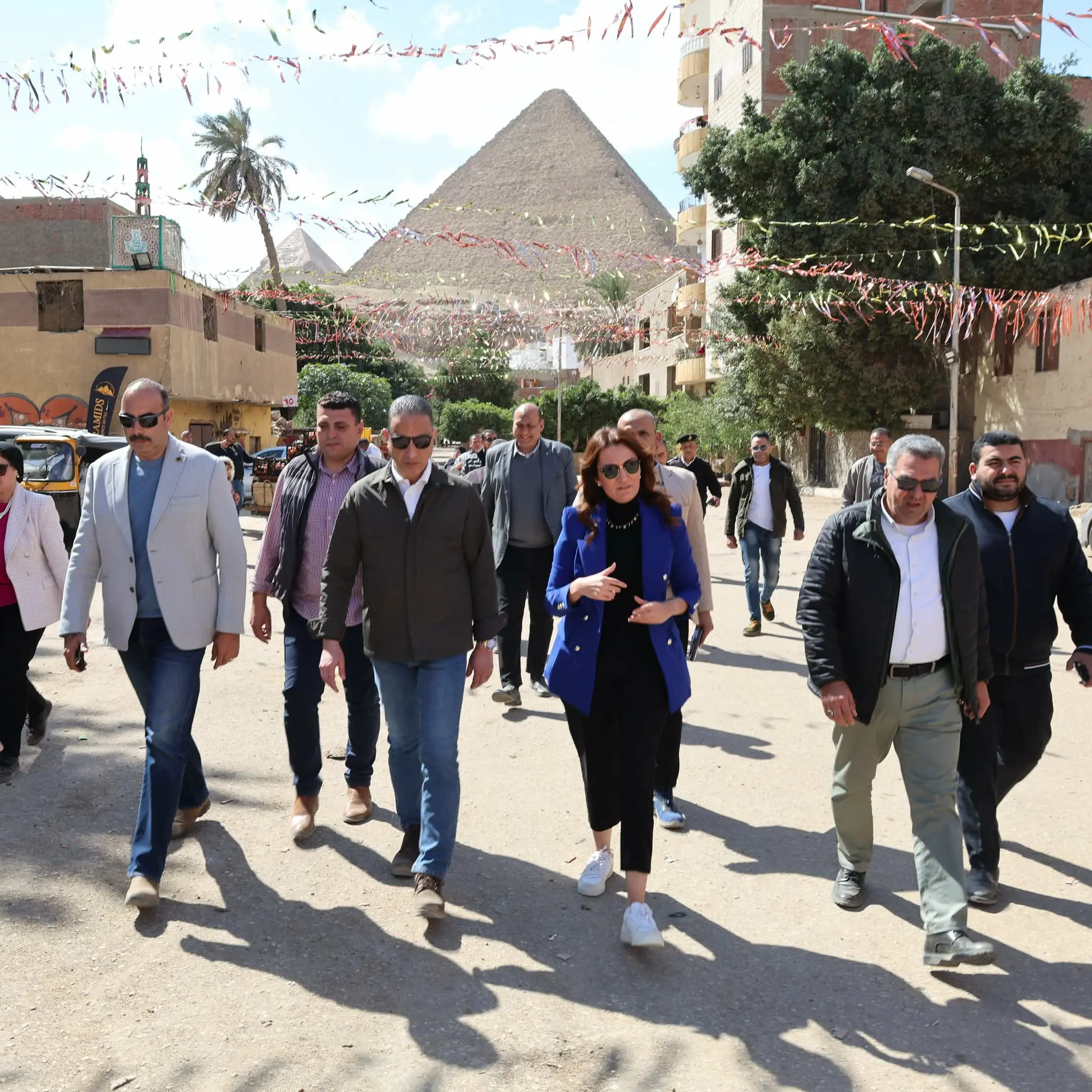 جولة تفقدية لمحافظ الجيزة بمحيط نزلة السمان