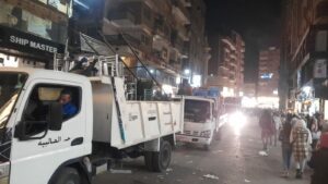 بعد الخناقة المنتشرة على المواقع .. استجابة فورية من محافظة الجيزة ورفع الإشغالات بالعريش