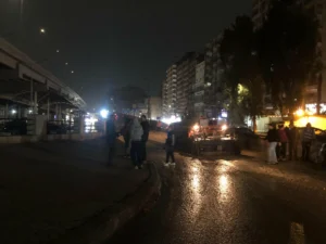 جولة تفقدية لمحافظ الجيزة لرفع كفاءة مطلع كوبري أرض اللواء بالعجوزة 