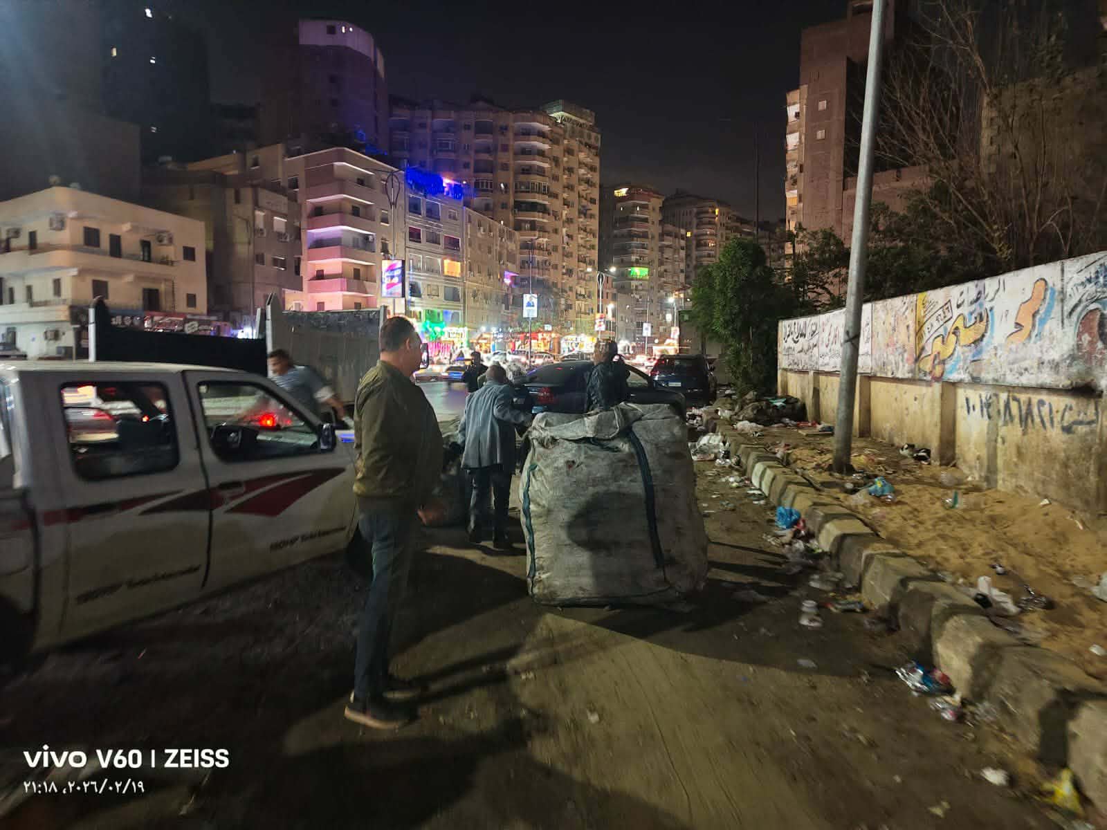 الجيزة تشن حملات مكثفة على مستوى الأحياء لمواجهة النباشين والفريزة