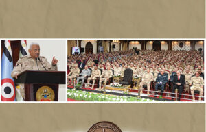 وزير الدفاع يلتقي بعدد من قادة وضباط القوات المسلحة