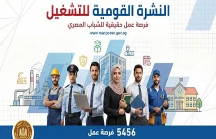 وزارة العمل تطلق نشرة نصف شهرية: 5456 فرصة عمل للشباب وذوي الهمم
