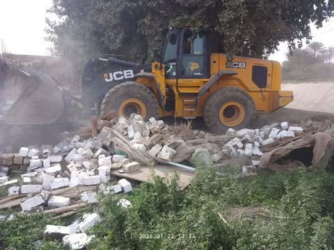 محافظ المنيا: إزالة 2174 حالة تعدٍ على الأراضي الزراعية وأملاك الدولة