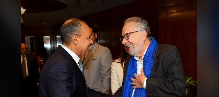 وزير الخارجية يستقبل المقرر الخاص للحق في المياه في مستهل زيارة رسمية لمصر