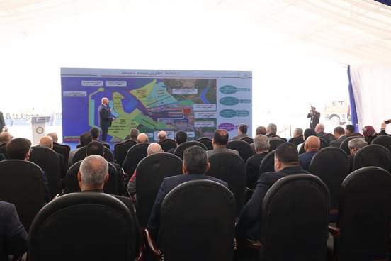 خلال التشغيل التجريبي التجاري لمحطة الحاويات «تحيا مصر 1» بميناء دمياط